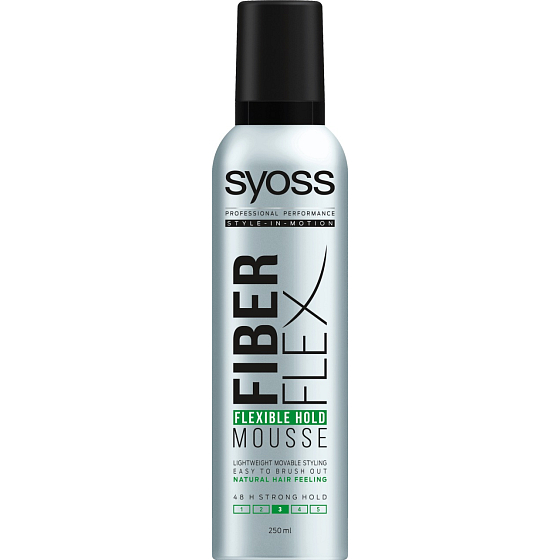 Syoss Fiberflex Hold silná fixácia penové tužidlo 250 ml