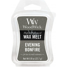 Woodwick Evening Bonfire - Večer pri táboráku vonný vosk do aromalampy 22.7 g
