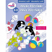 Ditipo Stierací zošit Prvé počítanie pre deti od 3 do 5 rokov 16 strán 215 x 275 mm