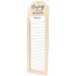 Nekupto Home Decor Drevená dekorácia tabuľa s blokom 38 x 12 cm