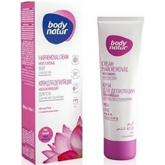 Body Natur Lotosový kvet depilačný krém telový 100 ml