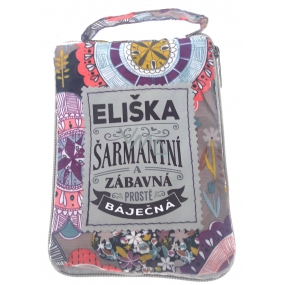 Albi Skladacia taška na zips do kabelky s menom Eliška 42 x 41 x 11 cm