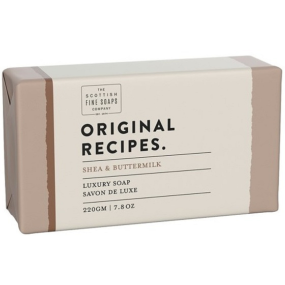 Scottish Fine Soaps Bambucké maslo a cmar trikrát jemne mleté toaletné mydlo 220 g