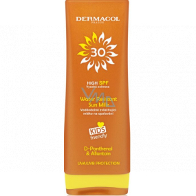 Dermacol Sun Water Resistant SPF30 vodeodolné zvláčňujúce mlieko na opaľovanie i pre deti 200 ml