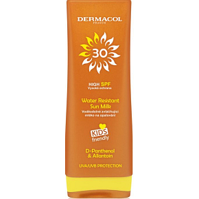 Dermacol Sun Water Resistant SPF30 vodeodolné zvláčňujúce mlieko na opaľovanie aj pre deti 200 ml