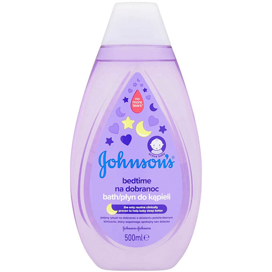 Johnson & Johnson Baby Bedtime Goodnight Pena do kúpeľa pre deti 500 ml