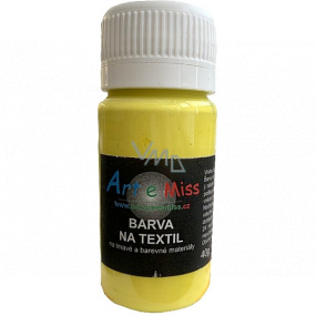 Art e Miss Tmavá farba na textil 62 Žltá 40 g