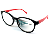 Berkeley dioptrické okuliare na čítanie +3,5 plastové čierne červené stranice 1 kus MC2253