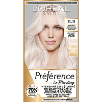 L'oreal Paris Préférence inzenzivní zesvětlovač na vlasy, Venice ultra svetlá kryštálová blond 11.11