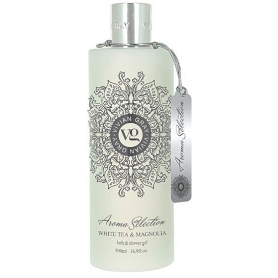 Vivian Gray Aroma Selection sprchový gél Biely čaj a magnólia 500 ml