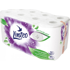 Linteo 3vrstvový toaletný papier, 20 m, 16 rolí