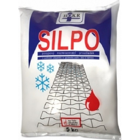 Silpo Posypová soľ, až do teploty -15 °C posypový rozmrazovací prostriedok 5 kg