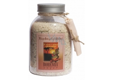 Bohemia Gifts Škorica a Agát s afrodiziakálne vôňou soľ do kúpeľa 1,2 kg