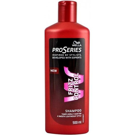 Wella Pro Series Frizz Control šampón pre bujné, nepoddajné, strapaté vlasy 500 ml