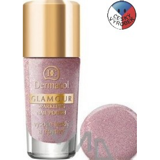 Dermacol Glamour Sparkling Nail Polish Lak na nechty 201 9 ml