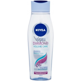 Nivea Diamond Volume Care ošetrujúci šampón pre normálne až jemné vlasy bez lesku 250 ml