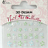 Absolute Cosmetics Nail Art 3D nálepky na nechty 24905 1 aršík