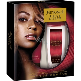 Beyoncé Heat Kissed parfumovaný dezodorant sklo pre ženy 75 ml + telové mlieko 75 ml, kozmetická sada