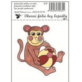 Okenná fólia bez lepidla malé detské obrázky opice 12,5 x 8,7cm