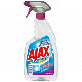 Ajax Super Effect Okná čistiaci prostriedok s alkoholom rozprašovač 500 ml