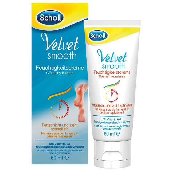 Scholl Velvet Smooth Esenciálne hydratačný krém 60 ml