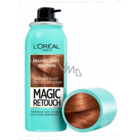 Loreal Paris Magic Retouch vlasový korektor šedín a odrastov 06 Mahogany Brown 75 ml