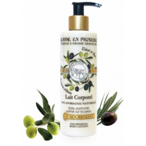 Jeanne en Provence Divine Olive telové mlieko dávkovač 250 ml