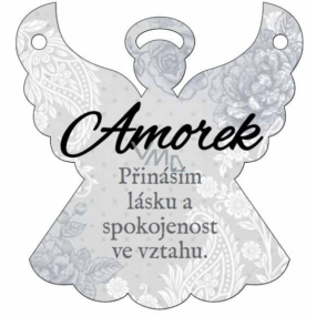 Albi Závesná plaketka anjel Amorek 9 x 10 cm