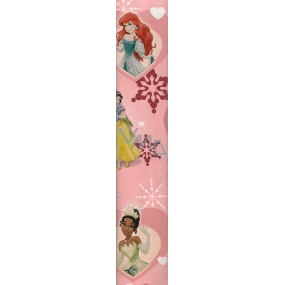 Ditipo Darčekový baliaci papier 70 x 200 cm Vianočný Disney Princess svetlo ružový