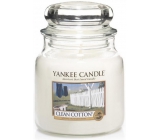 Yankee Candle Clean Cotton - Čistá bavlna vonná sviečka Classic strednej sklo 411 g