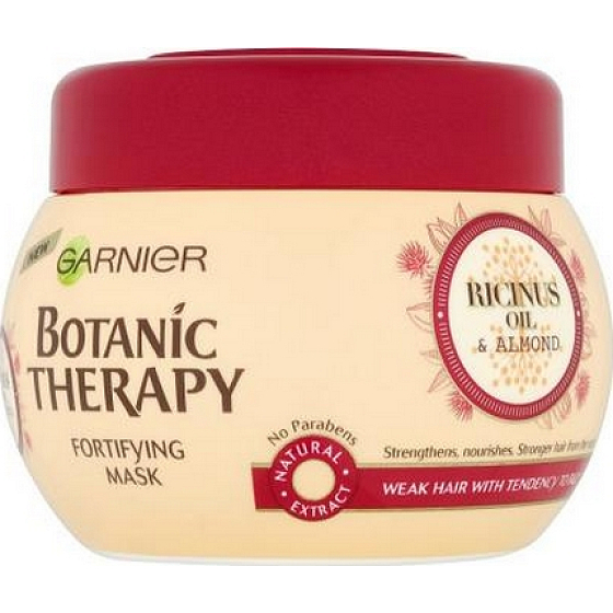 Garnier Botanic Therapy Ricínový olej & Mandľová maska pre slabé vlasy s tendenciou vypadávať 300 ml