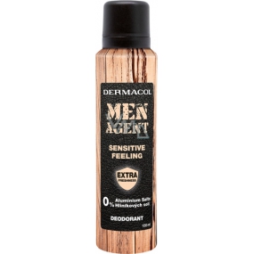 Dermacol Men Agent Sensitive Feeling dezodorant sprej pre mužov 150 ml