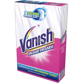 Vanish Oxi Action Crystal White Na pranie záclon prací prášok 6 dávok 400 g