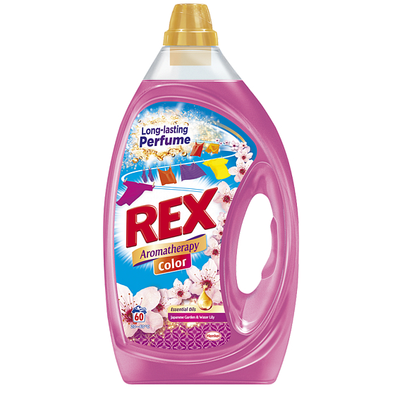 Rex Japanese Garden & Water Lily Aromatherapy Color gél na pranie farebnej bielizne 60 dávok 3 l
