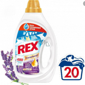 Rex Provence Lavender & Jasmine Aromatherapy univerzálny gél na pranie 20 dávok 1 l
