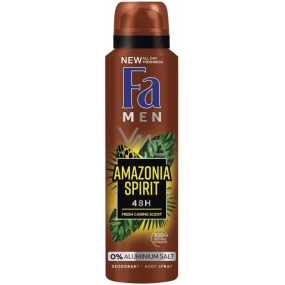 Fa Men Brazilian Vibes Amazonia Spirit dezodorant sprej pre mužov 150 ml