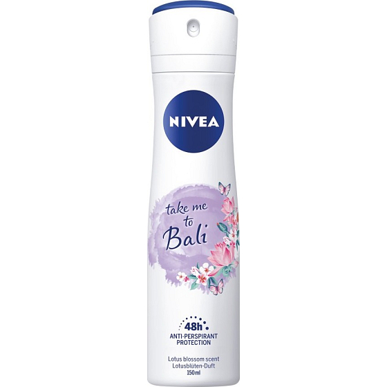 Nivea Take Me to Bali antiperspirant dezodorant sprej pre ženy 150 ml