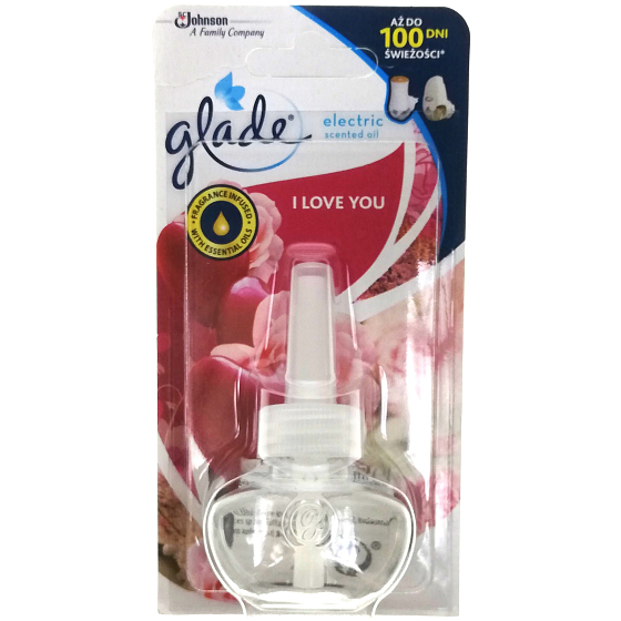 Glade Electric Scented Oil Sensual I Love You - Milujem ťa tekutá náplň do elektrického osviežovača vzduchu 20 ml