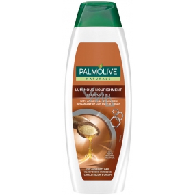 Palmolive Luminous Nourishment Arganový olej 2v1 šampón pre suché a poškodené vlasy 350 ml