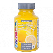 Kittfort Color Line 2v1 tekutá tónovacia a maliarska farba 01 Citrónová 350 g