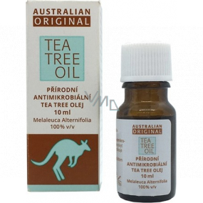 Austrálsky Tea Tree Oil Originál 100% čistý prírodný olej čistí pokožku od baktérií 10 ml