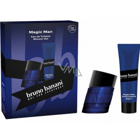 Bruno Banani Magic toaletná voda pre mužov 30 ml + sprchový gél 50 ml, darčeková sada pre mužov