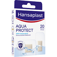 Hansaplast Aqua Protect vodovzdorná náplasť 20 ks