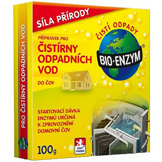 Bio-Enzym Biologický prípravok pre čističky odpadových vôd 100 g