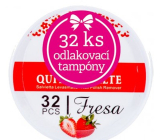 My Strawberry jednorazové tampóny na odstránenie laku na nechty s vôňou 32 kusov