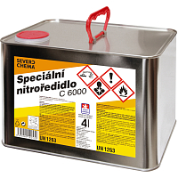 Severochema C 6000, špeciálne nitroriedidlo, 4 l