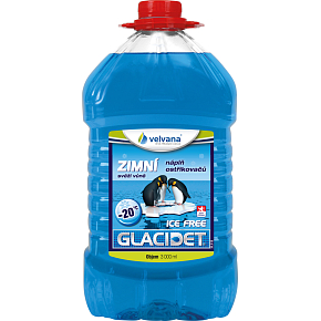 Velvana Glacidet Ice Free -20 °C, nemrznúca zmes do ostrekovačov, 3 l