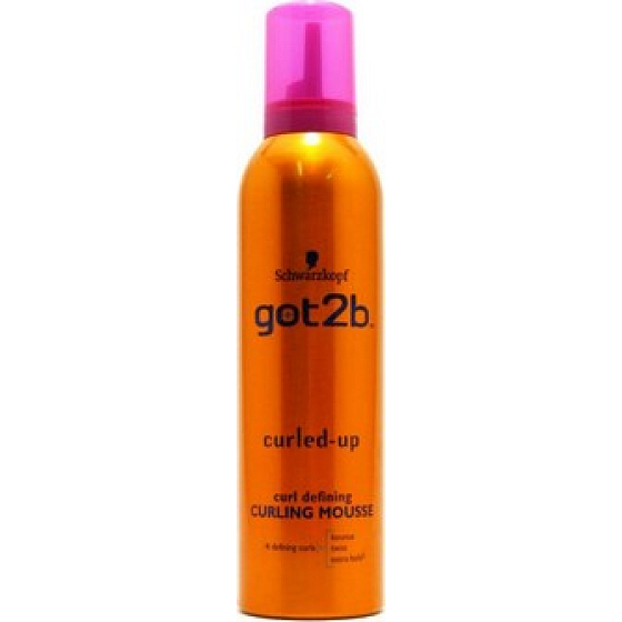 Got2b Curled - up penové tužidlo pre skrotenie vĺn a posilnenie lesku 250 ml