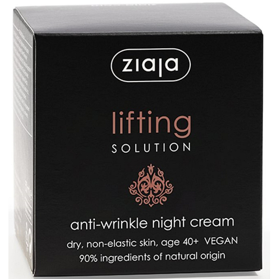 Ziaja Lifting Solution nočný krém proti vráskam 50 ml