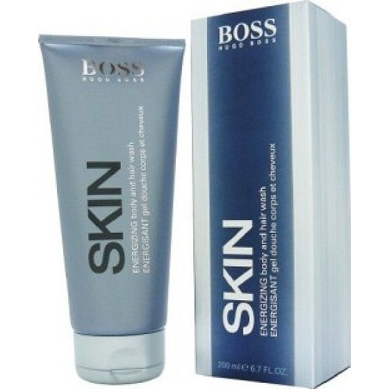 Hugo Boss Skin sprchový gél a šampón na vlasy pre mužov 200 ml